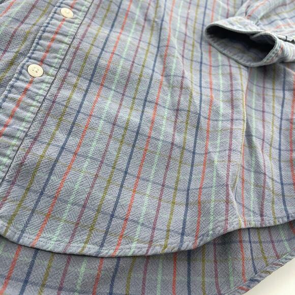 L.L. Bean Vintage 100% Cotton Button Down Shirt Long Sleeve 80s Large Tall - Picture 4 of 9